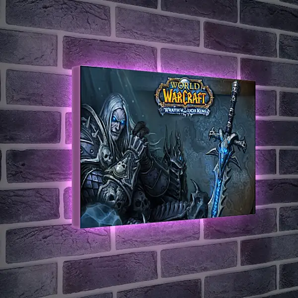 Лайтбокс световая панель - World Of Warcraft: Wrath Of The Lich King