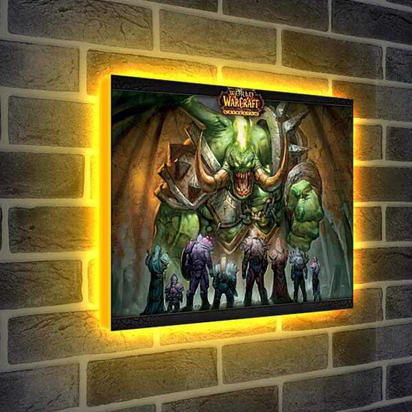 Лайтбокс световая панель - World Of Warcraft: Cataclysm