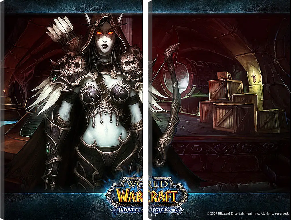 Модульная картина - World Of Warcraft: Wrath Of The Lich King