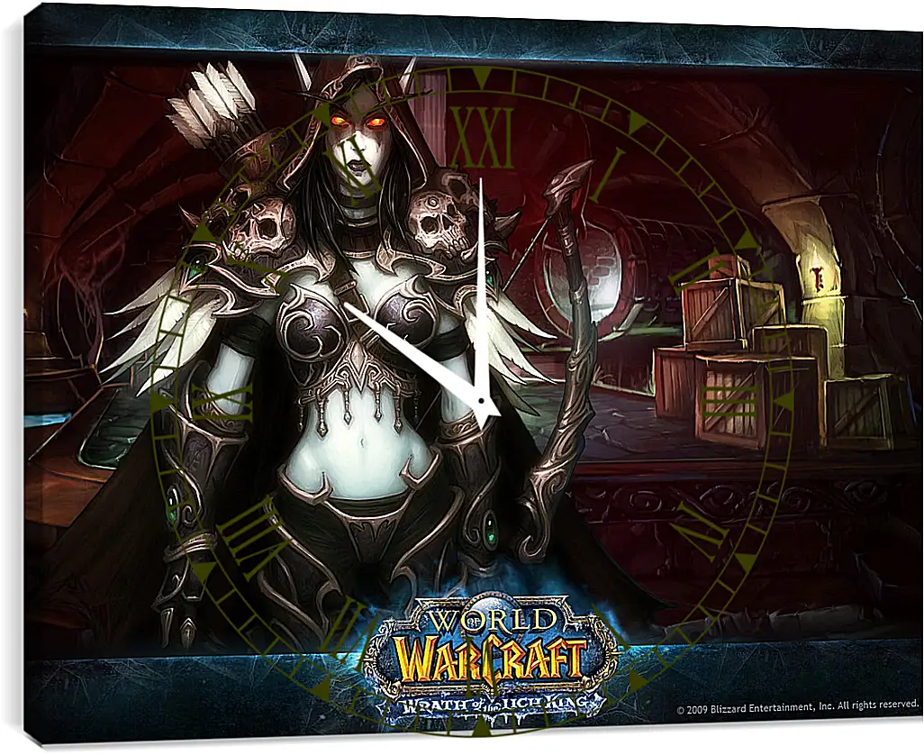 Часы картина - World Of Warcraft: Wrath Of The Lich King
