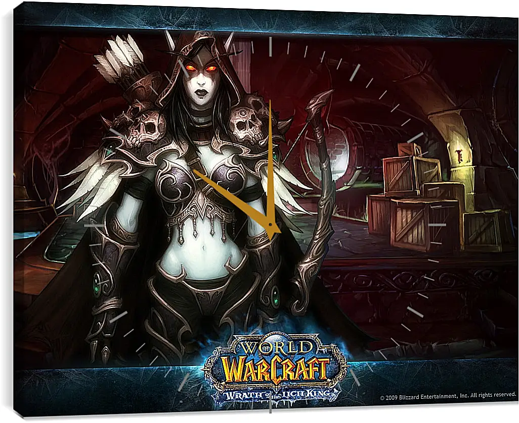 Часы картина - World Of Warcraft: Wrath Of The Lich King