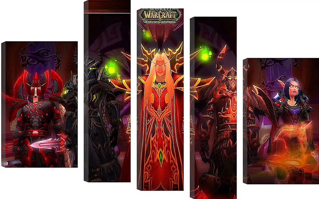 Модульная картина - World Of Warcraft: The Burning Crusade