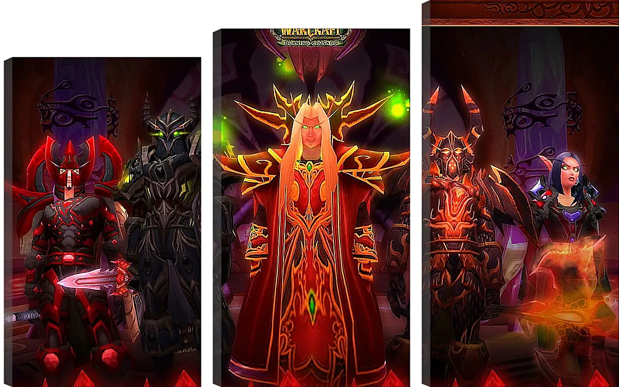 Модульная картина - World Of Warcraft: The Burning Crusade