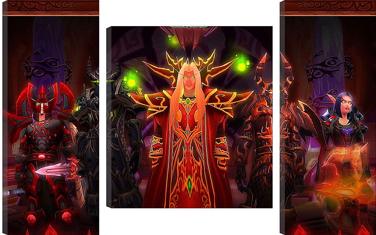 Модульная картина - World Of Warcraft: The Burning Crusade