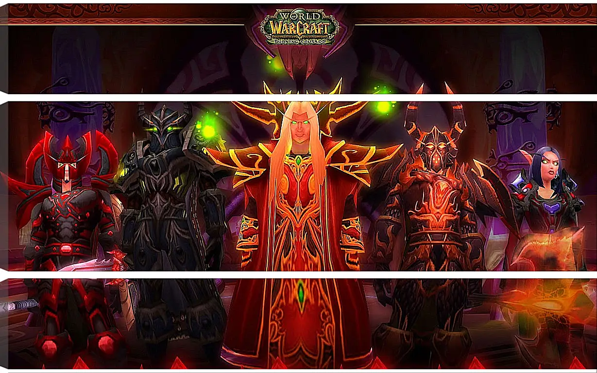 Модульная картина - World Of Warcraft: The Burning Crusade