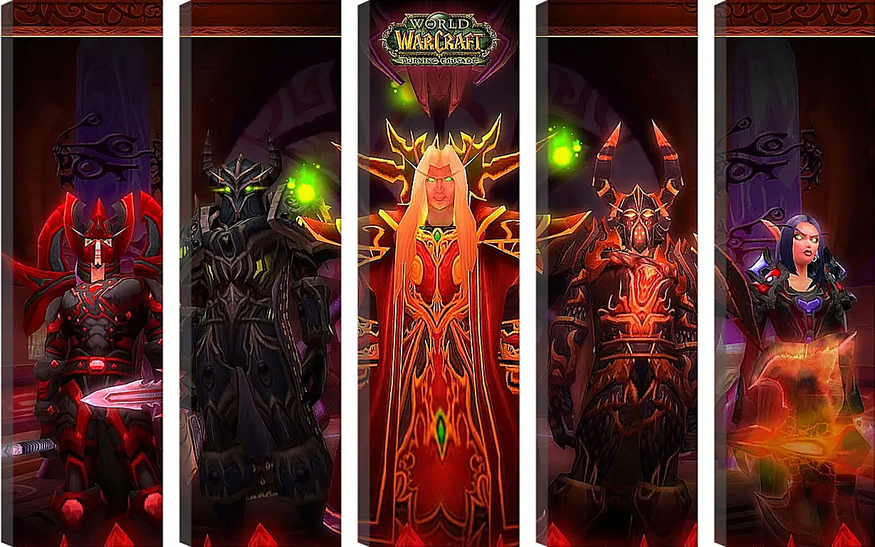 Модульная картина - World Of Warcraft: The Burning Crusade