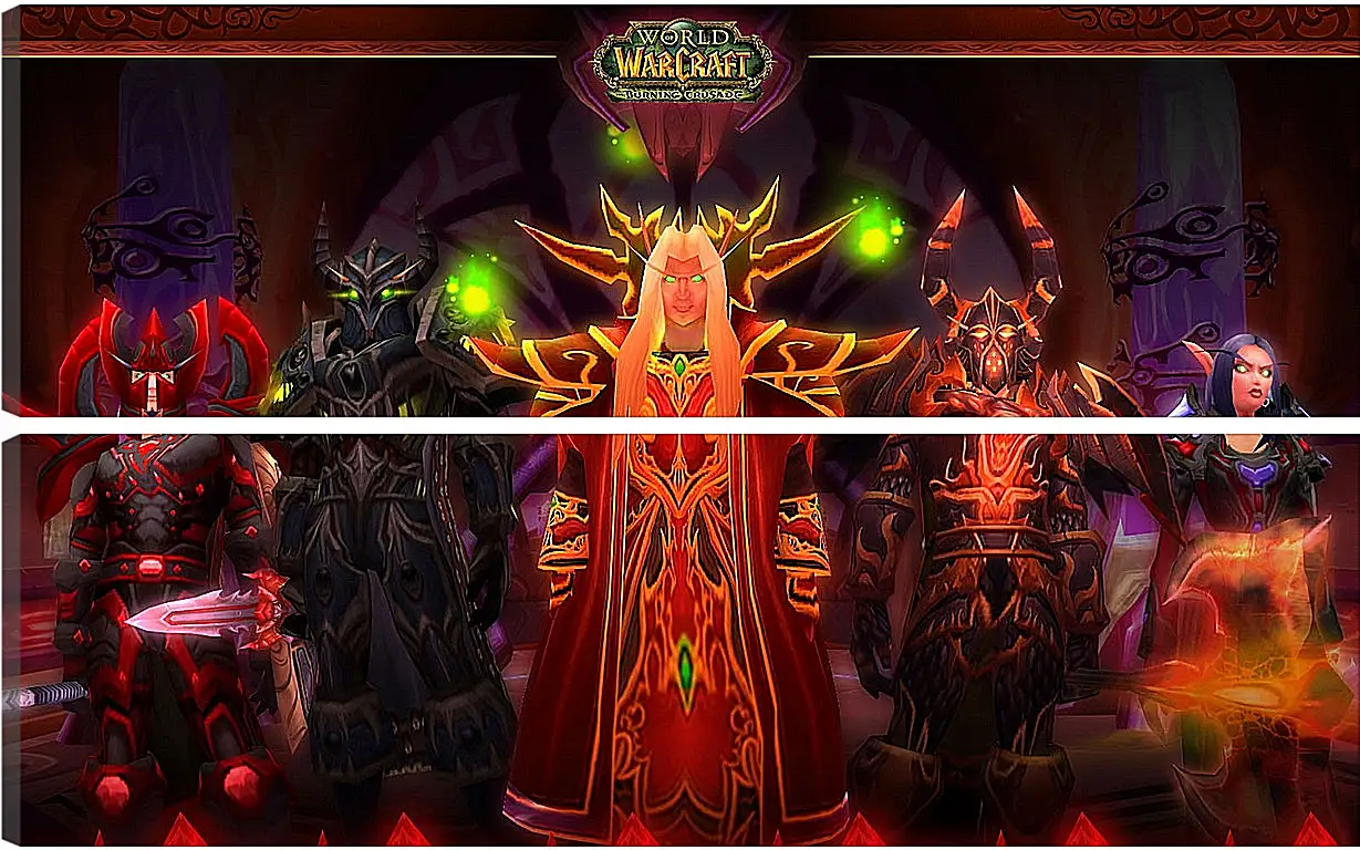 Модульная картина - World Of Warcraft: The Burning Crusade