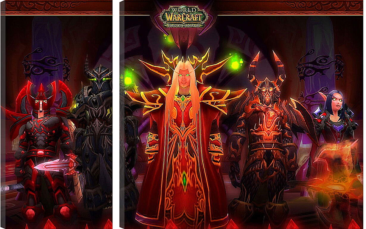 Модульная картина - World Of Warcraft: The Burning Crusade