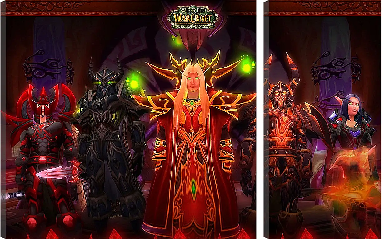 Модульная картина - World Of Warcraft: The Burning Crusade