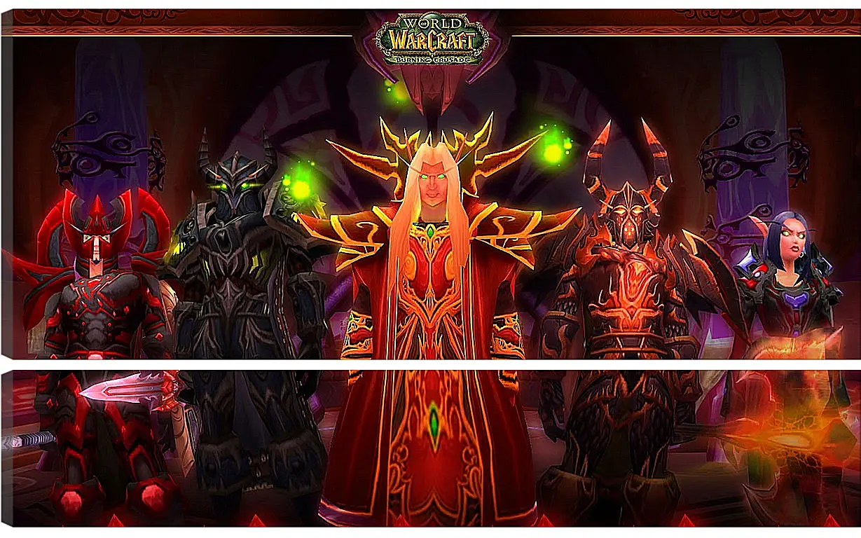 Модульная картина - World Of Warcraft: The Burning Crusade