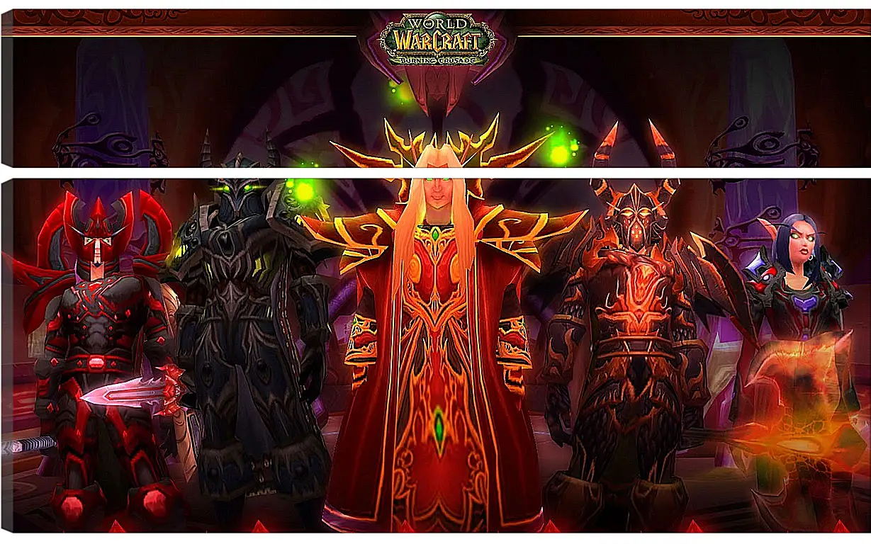 Модульная картина - World Of Warcraft: The Burning Crusade