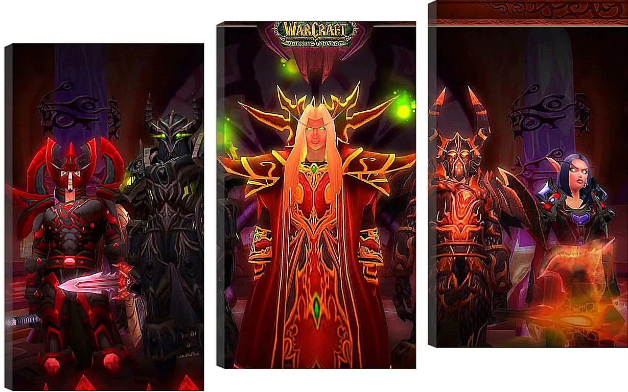 Модульная картина - World Of Warcraft: The Burning Crusade