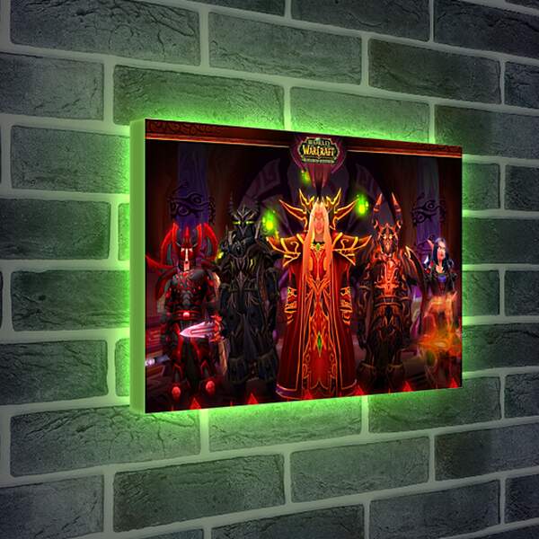 Лайтбокс световая панель - World Of Warcraft: The Burning Crusade