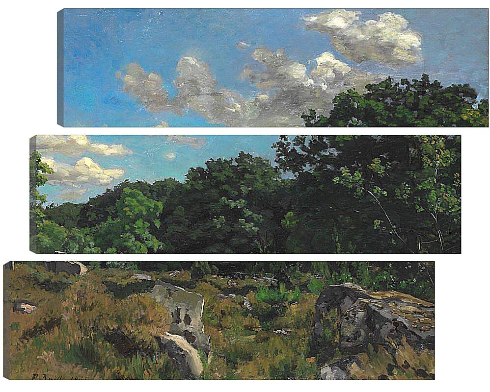 Модульная картина - Пейзаж в Шайи. Жан Фредерик Базиль