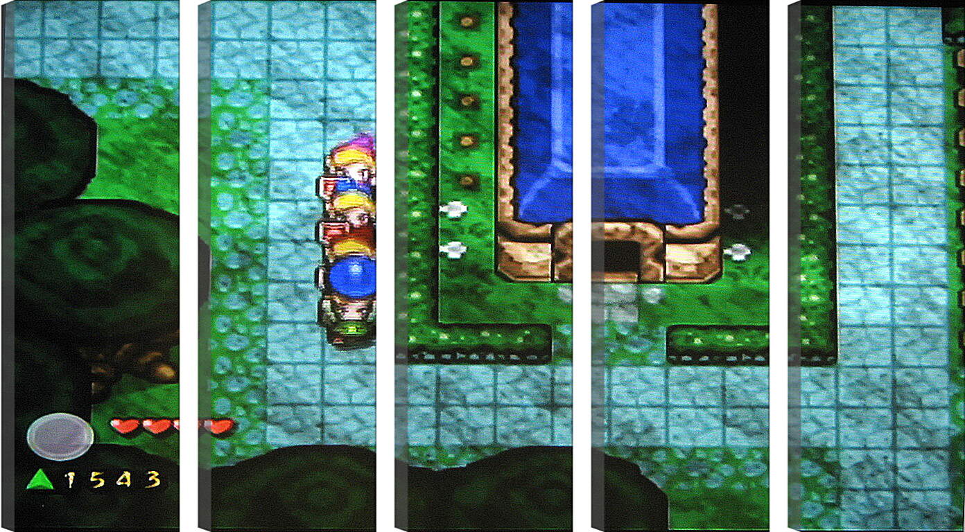 Модульная картина - The Legend Of Zelda: Four Swords Adventures
