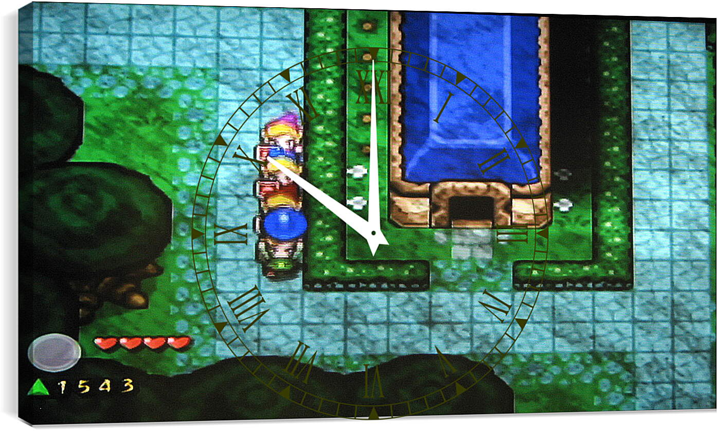 Часы картина - The Legend Of Zelda: Four Swords Adventures
