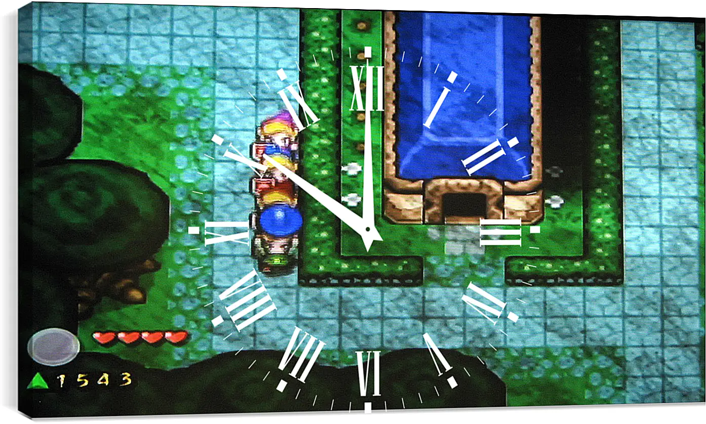 Часы картина - The Legend Of Zelda: Four Swords Adventures
