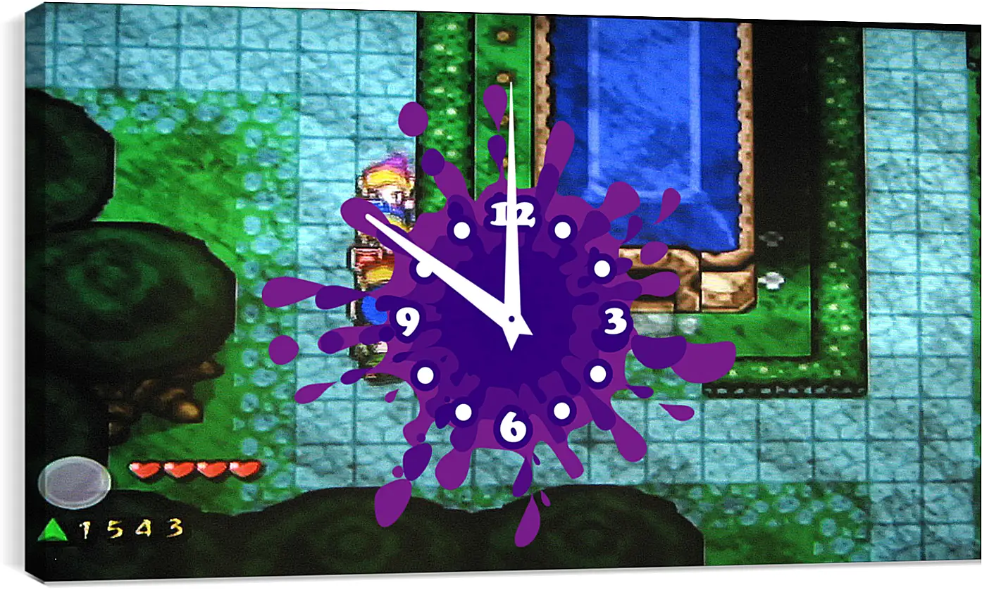 Часы картина - The Legend Of Zelda: Four Swords Adventures
