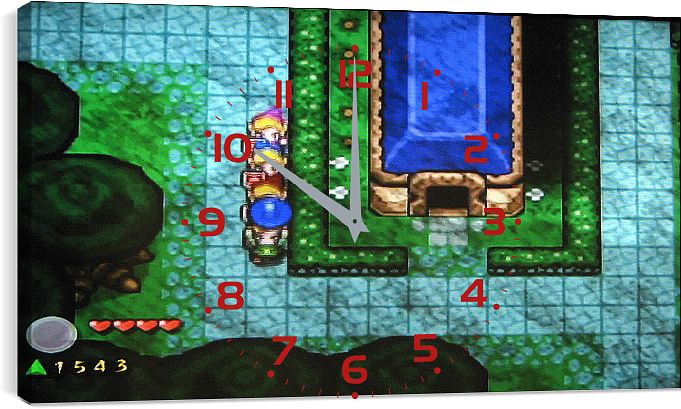 Часы картина - The Legend Of Zelda: Four Swords Adventures
