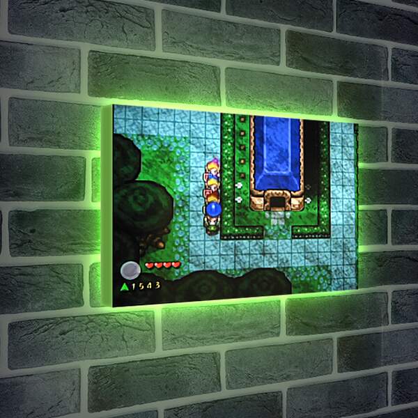 Лайтбокс световая панель - The Legend Of Zelda: Four Swords Adventures
