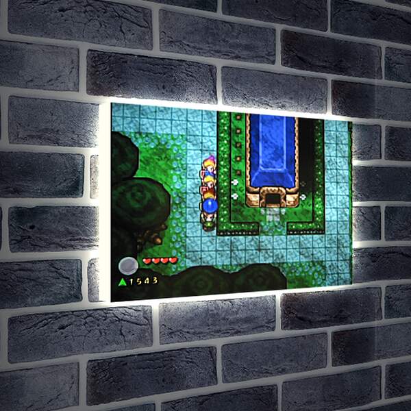 Лайтбокс световая панель - The Legend Of Zelda: Four Swords Adventures

