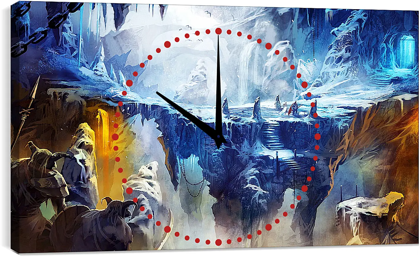 Часы картина - Trine 2
