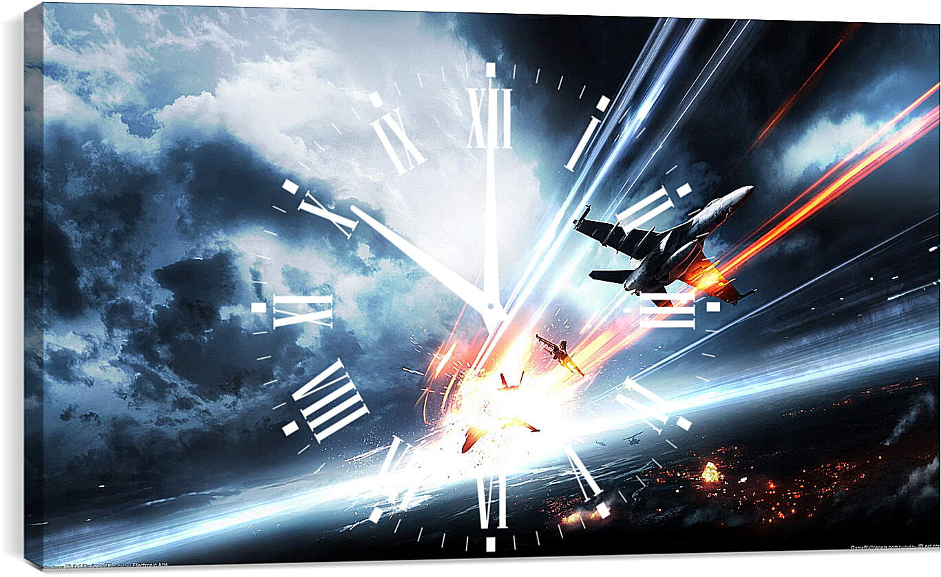 Часы картина - Battlefield 3