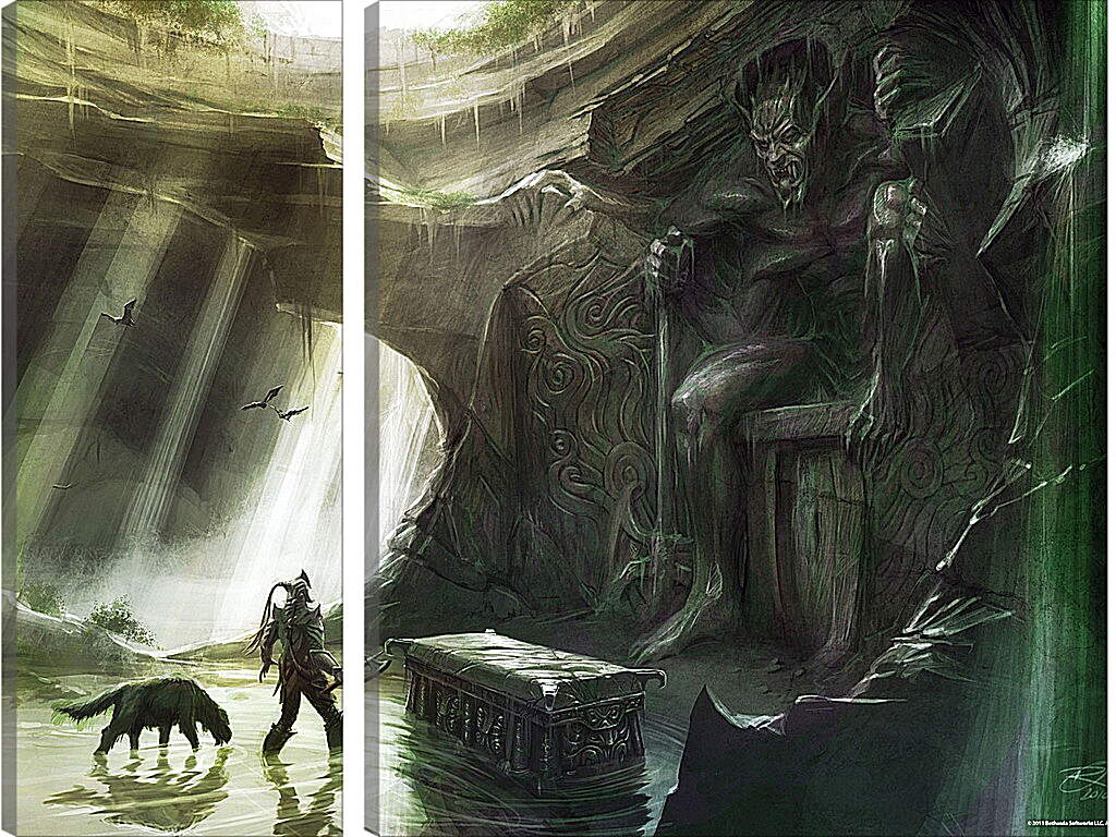 Модульная картина - The Elder Scrolls V: Skyrim

