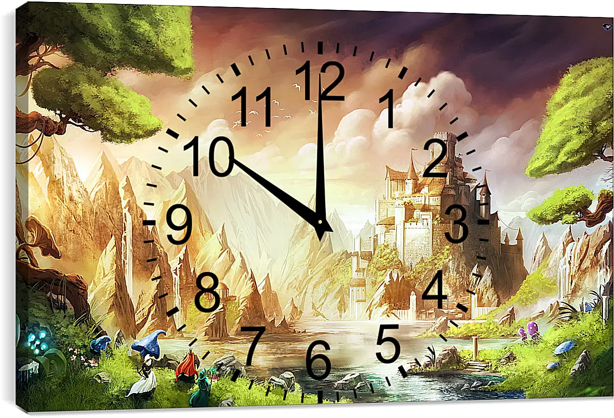 Часы картина - Trine 2
