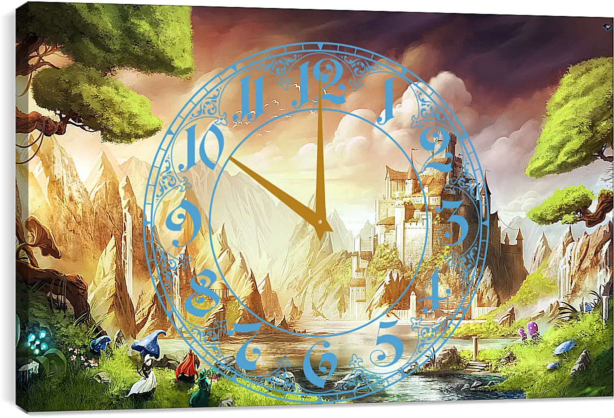 Часы картина - Trine 2
