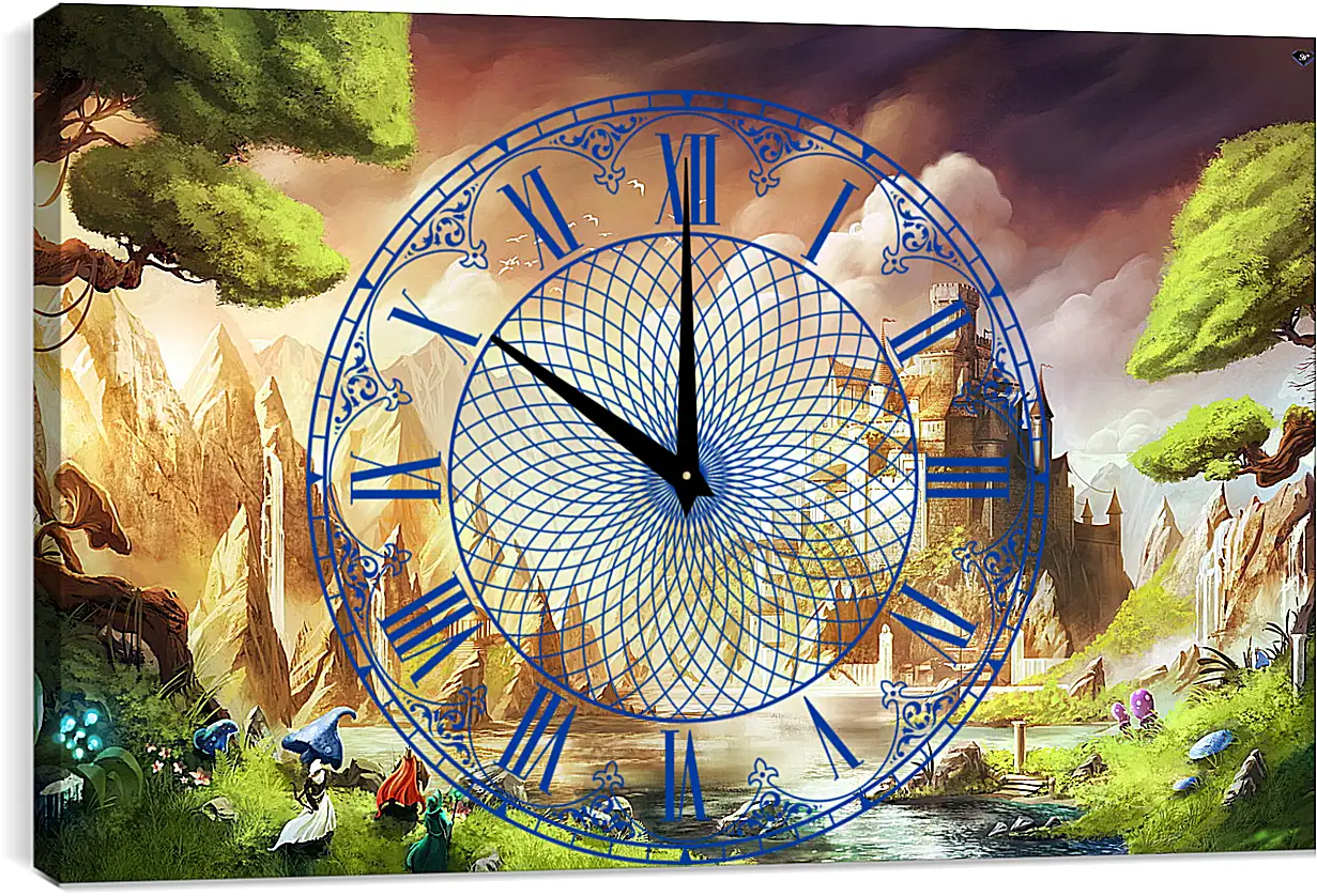 Часы картина - Trine 2
