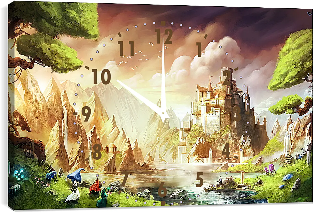 Часы картина - Trine 2
