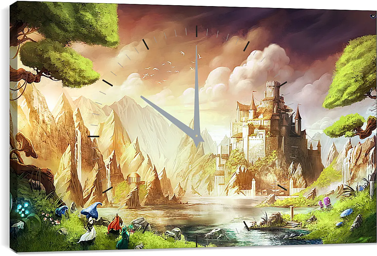 Часы картина - Trine 2
