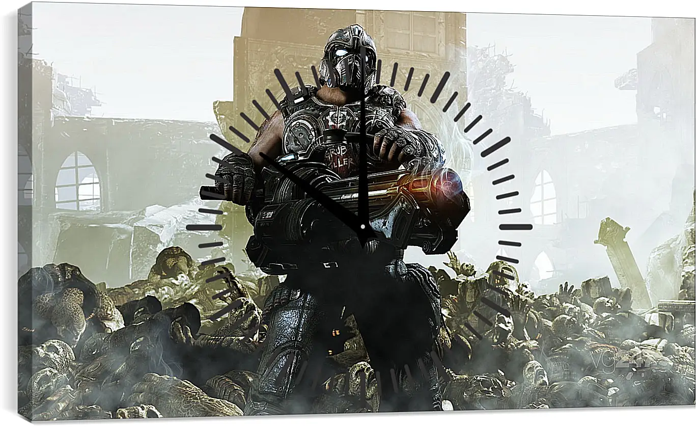 Часы картина - Gears Of War 3
