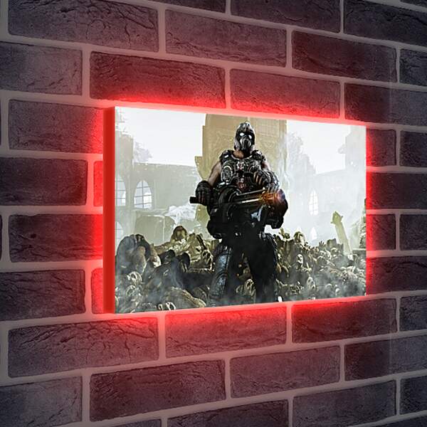 Лайтбокс световая панель - Gears Of War 3
