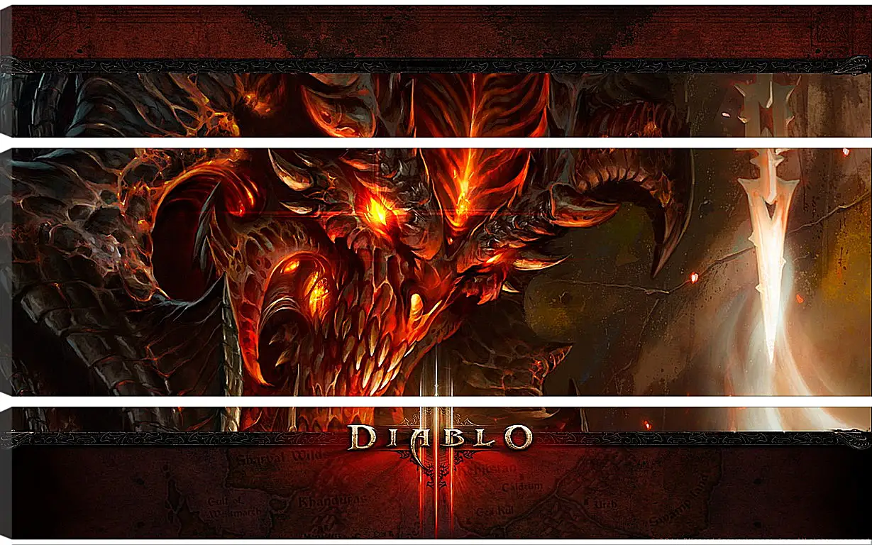 Модульная картина - Diablo III