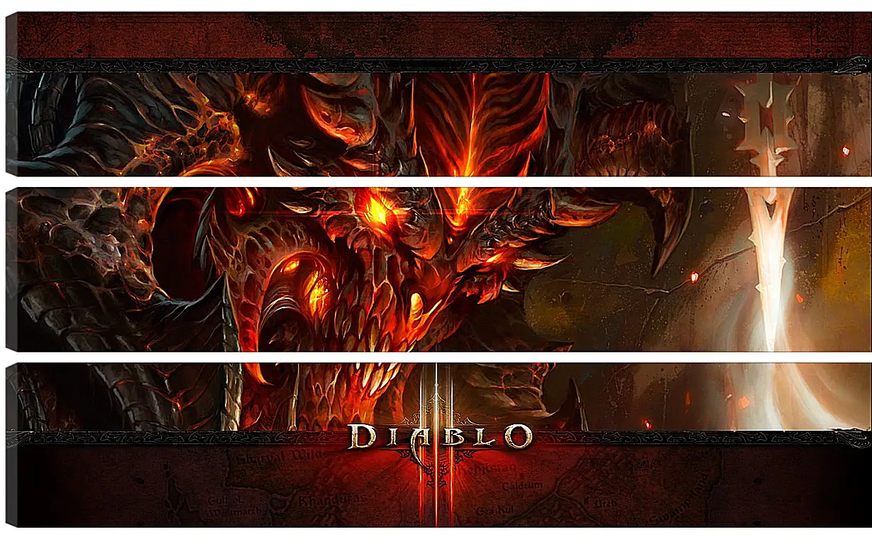 Модульная картина - Diablo III