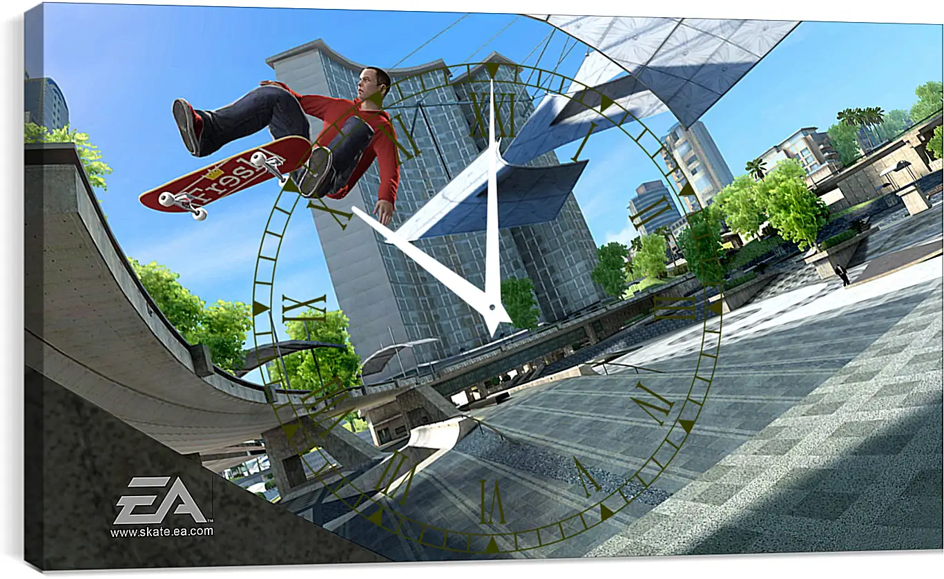 Часы картина - Skate 3
