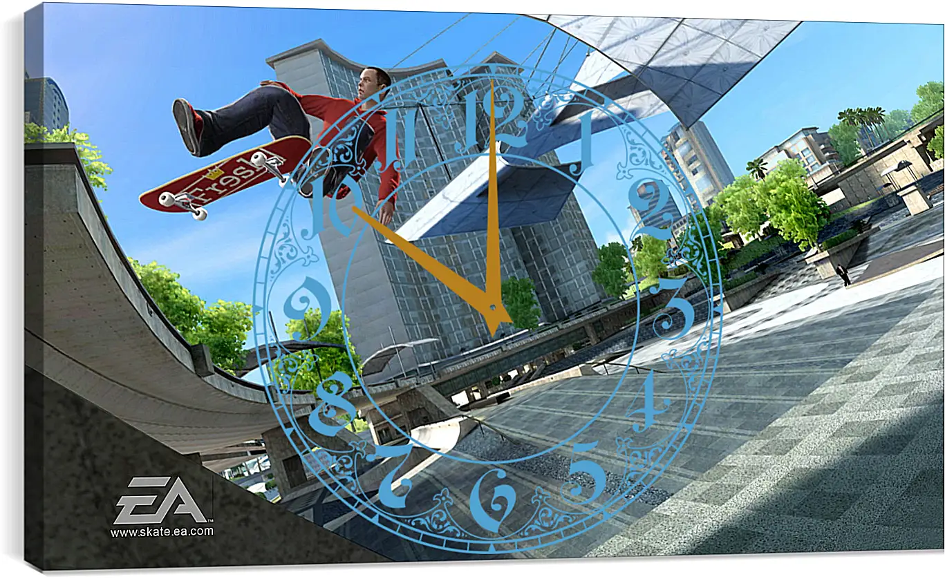 Часы картина - Skate 3
