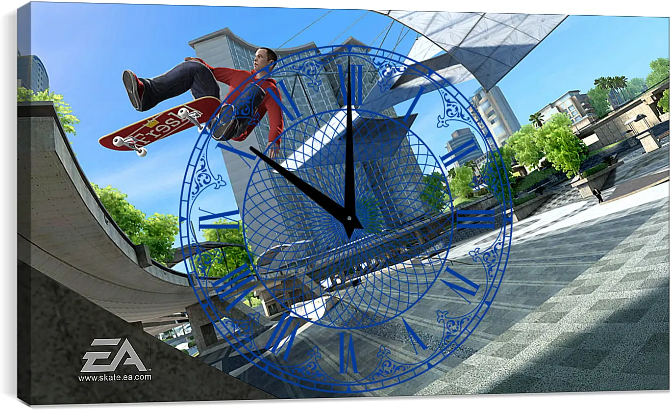 Часы картина - Skate 3
