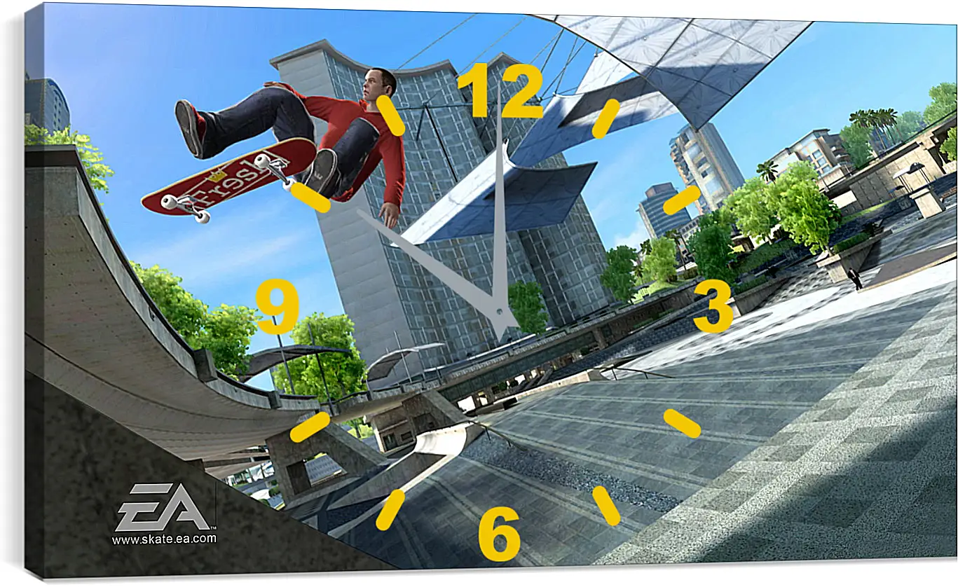 Часы картина - Skate 3
