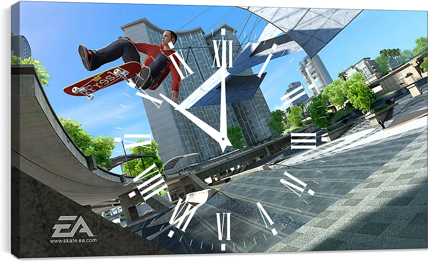 Часы картина - Skate 3
