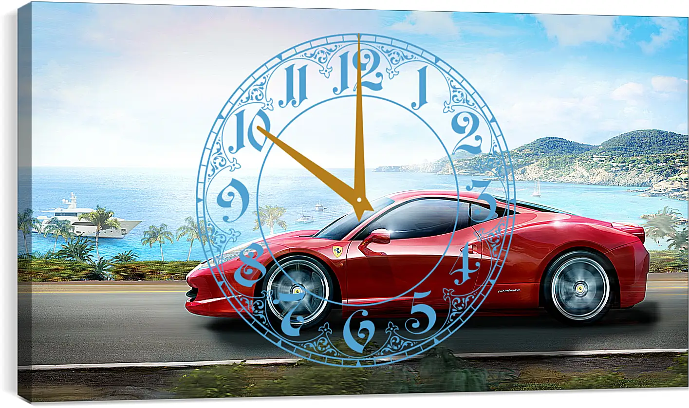 Часы картина - Test Drive Unlimited 2
