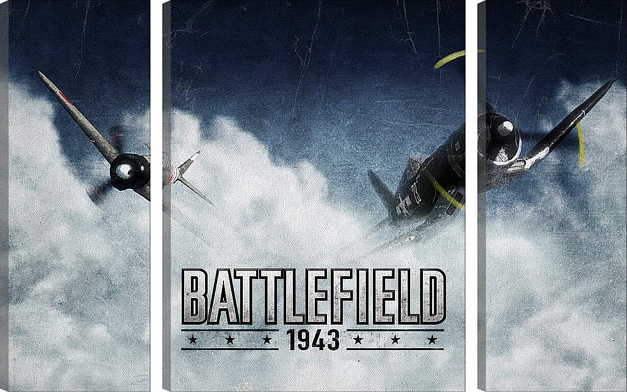 Модульная картина - Battlefield 1943
