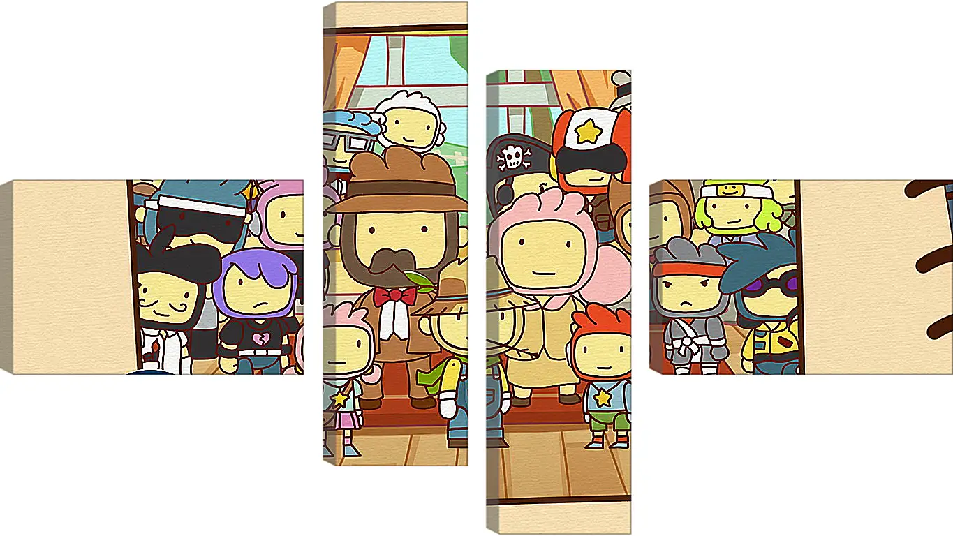 Модульная картина - Scribblenauts Unlimited
