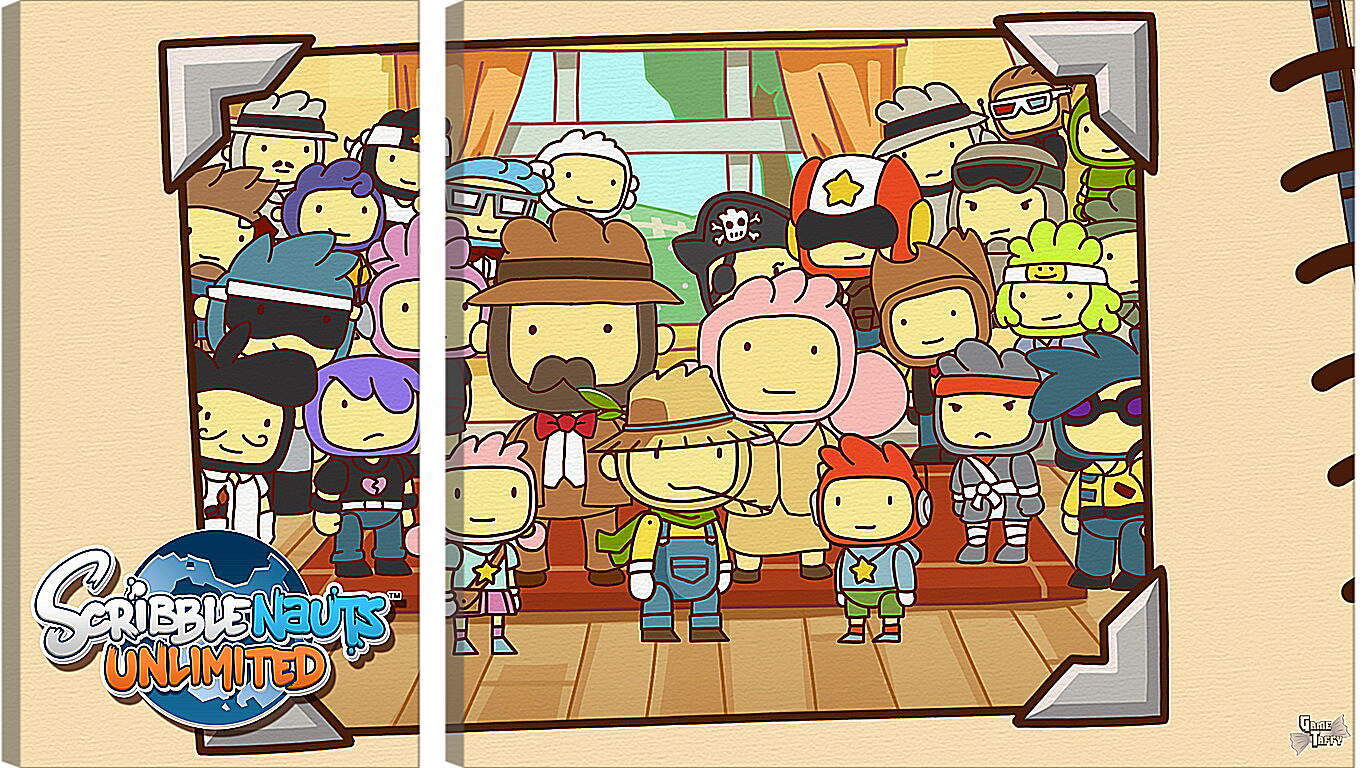 Модульная картина - Scribblenauts Unlimited
