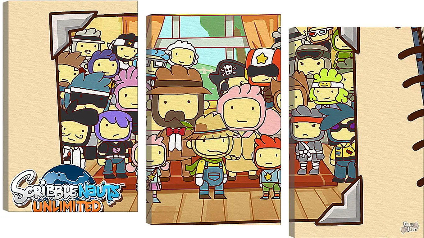 Модульная картина - Scribblenauts Unlimited
