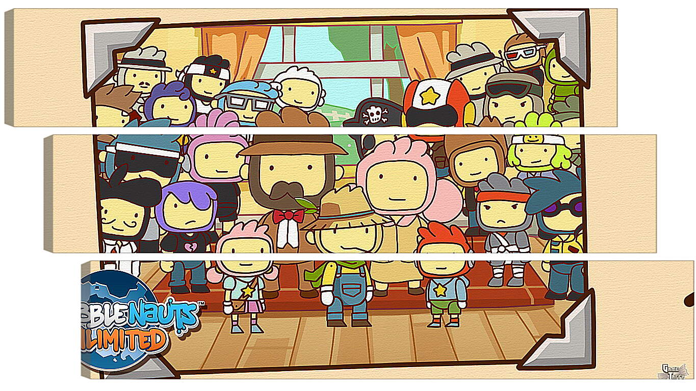 Модульная картина - Scribblenauts Unlimited
