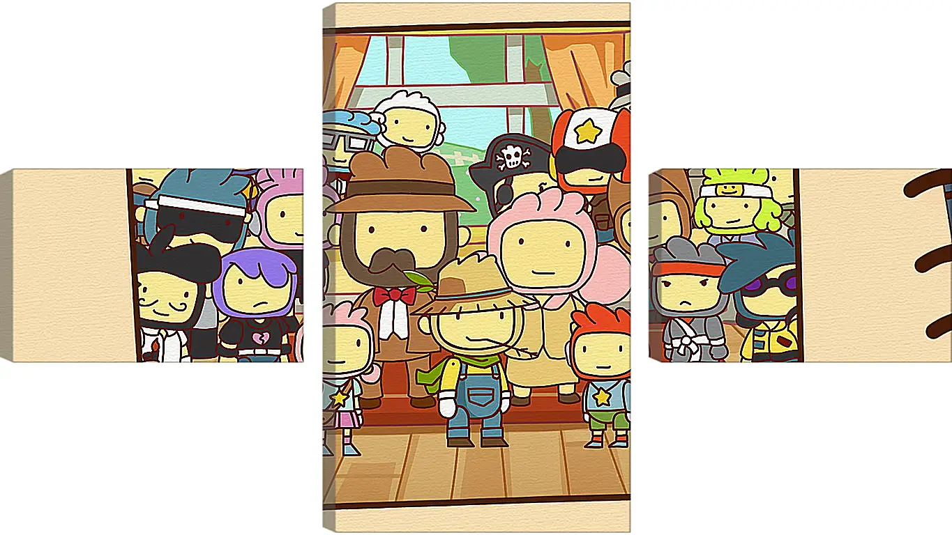 Модульная картина - Scribblenauts Unlimited
