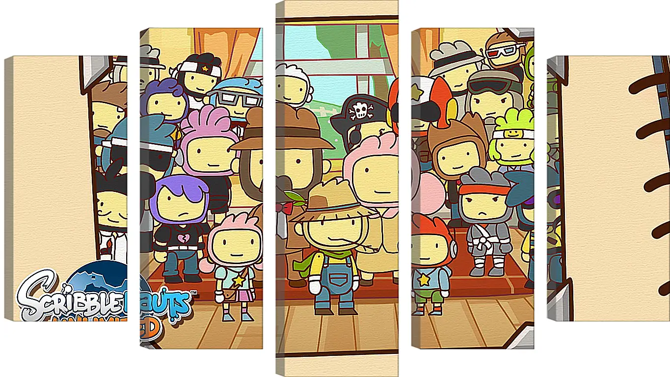 Модульная картина - Scribblenauts Unlimited
